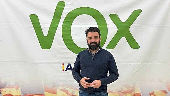 Juan Francisco Rojas, portavoz de Vox en el Ayuntamiento de Almería.