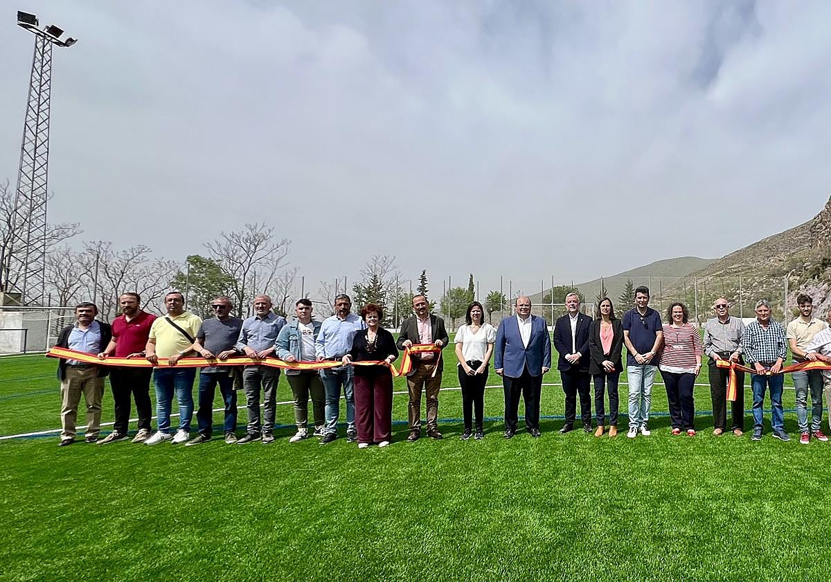 Güéjar Sierra estrena campo de fútbol, la segunda instalación para el entrenamiento con más altitud de Andalucía