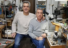 Los hermanos Francisco Javier y Juan María Ferrándiz.