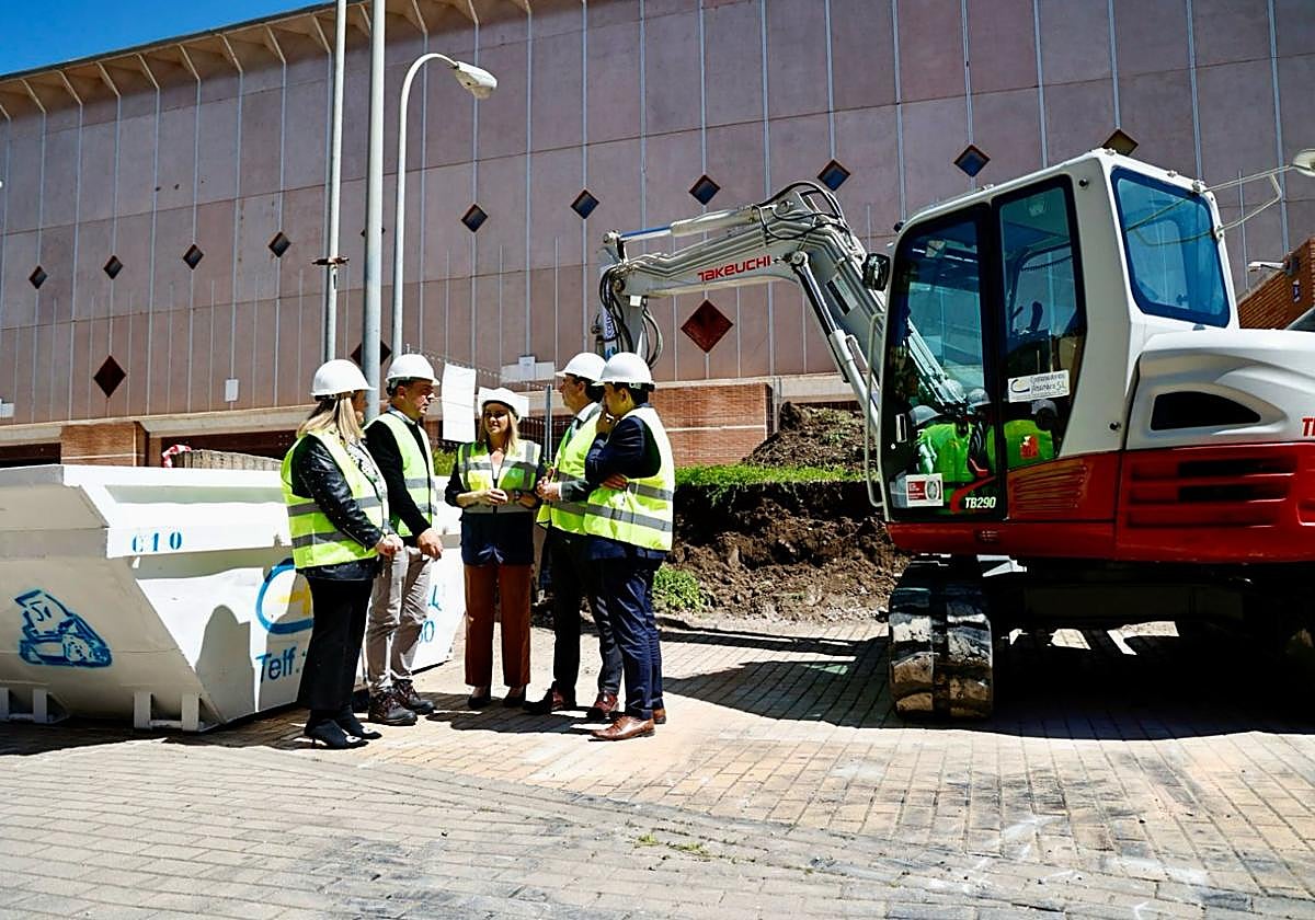 La alcaldesa ha visitado las obras.