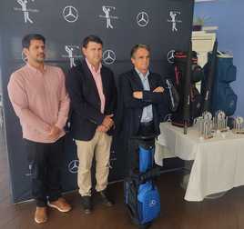 Carlos Oliva, Javier Martín y Juan José Fernández, en la presentación