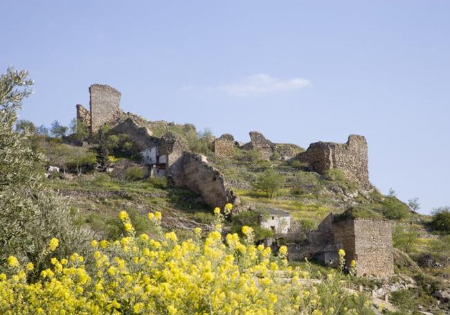 El Castillo de Zagra visto desde un lateral.