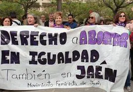 Una de las manifestaciones de Feministas 8M.