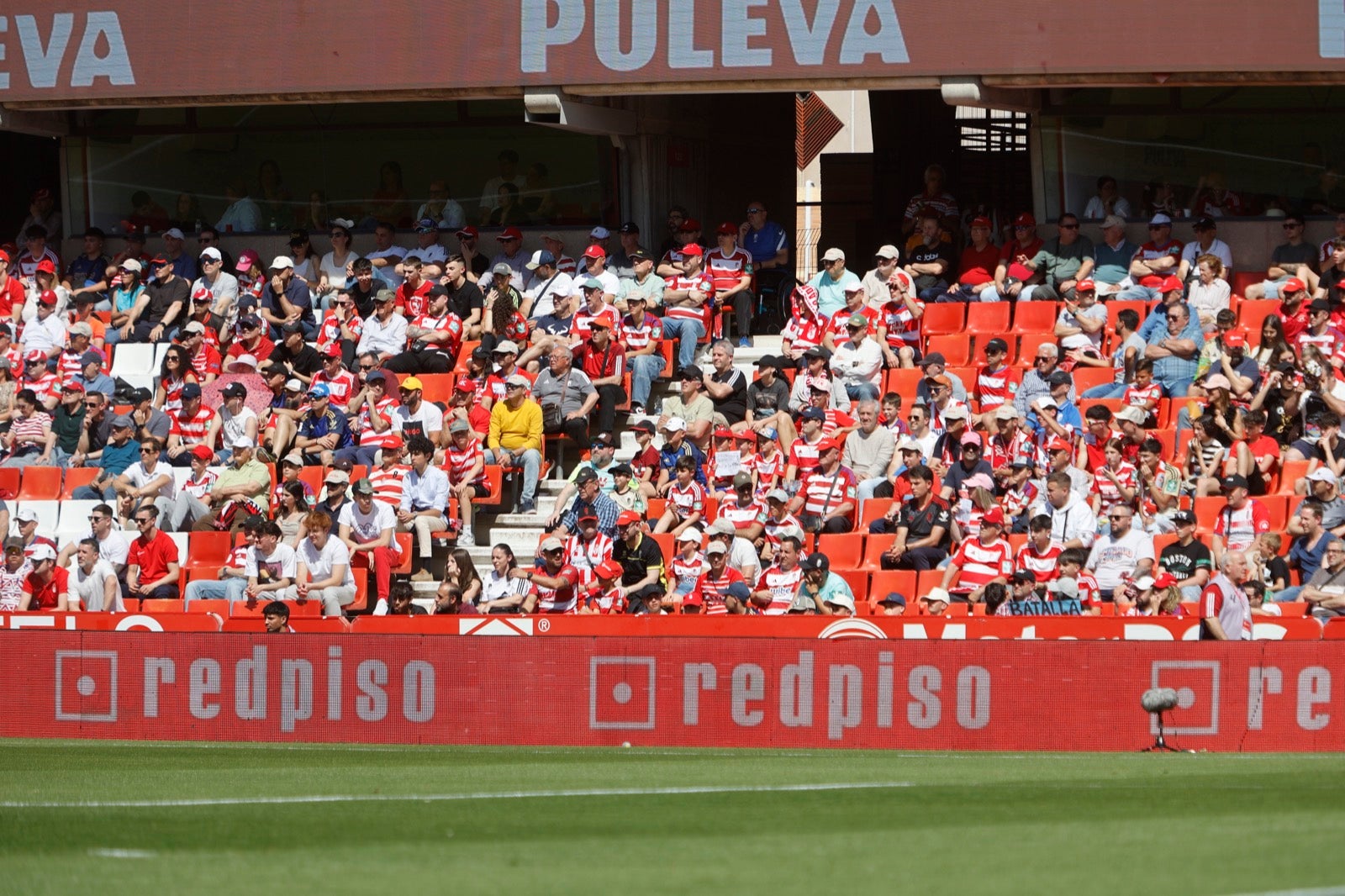 Encuéntrate en la grada en el partido entre Granada y Alavés