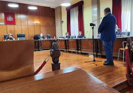 Momento del juicio en la Audiencia Provincial de Jaén.