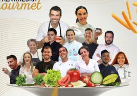 El cartel de presentación de Almanzora Gourmet.