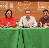 Por la izquierda, Isabel Uceda, Jacinto Viedma, Francisco Reyes y Francisca Medina.