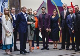 Miguel Ángel Belinchón, Belin, junto a los Reyes de España y representantes de la famial real holandesa.