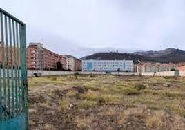 Solar donde se prevé la construcción de la Ciudad de la Justicia de Jaén, en una imagen de archivo.