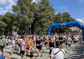 Salida de la carrera de diez kilómetros.