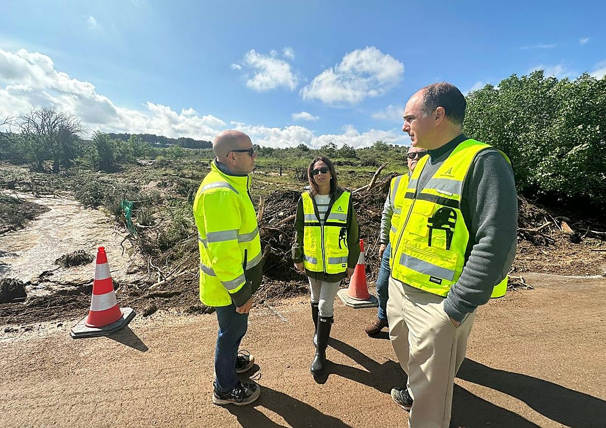 La consejera de Fomento, Rocío Díaz, visita la A-92 este domingo