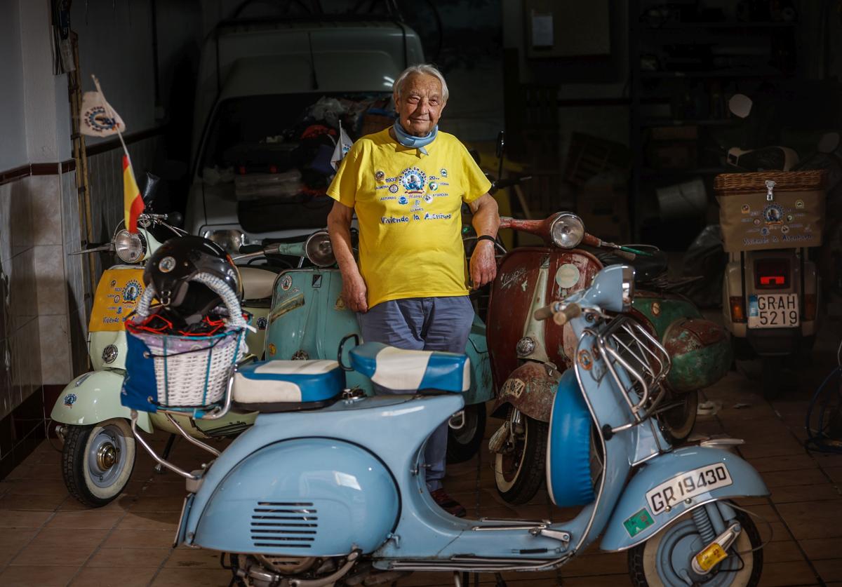 La leyenda del granadino Manuel Árbol, Mayor Vespa de España