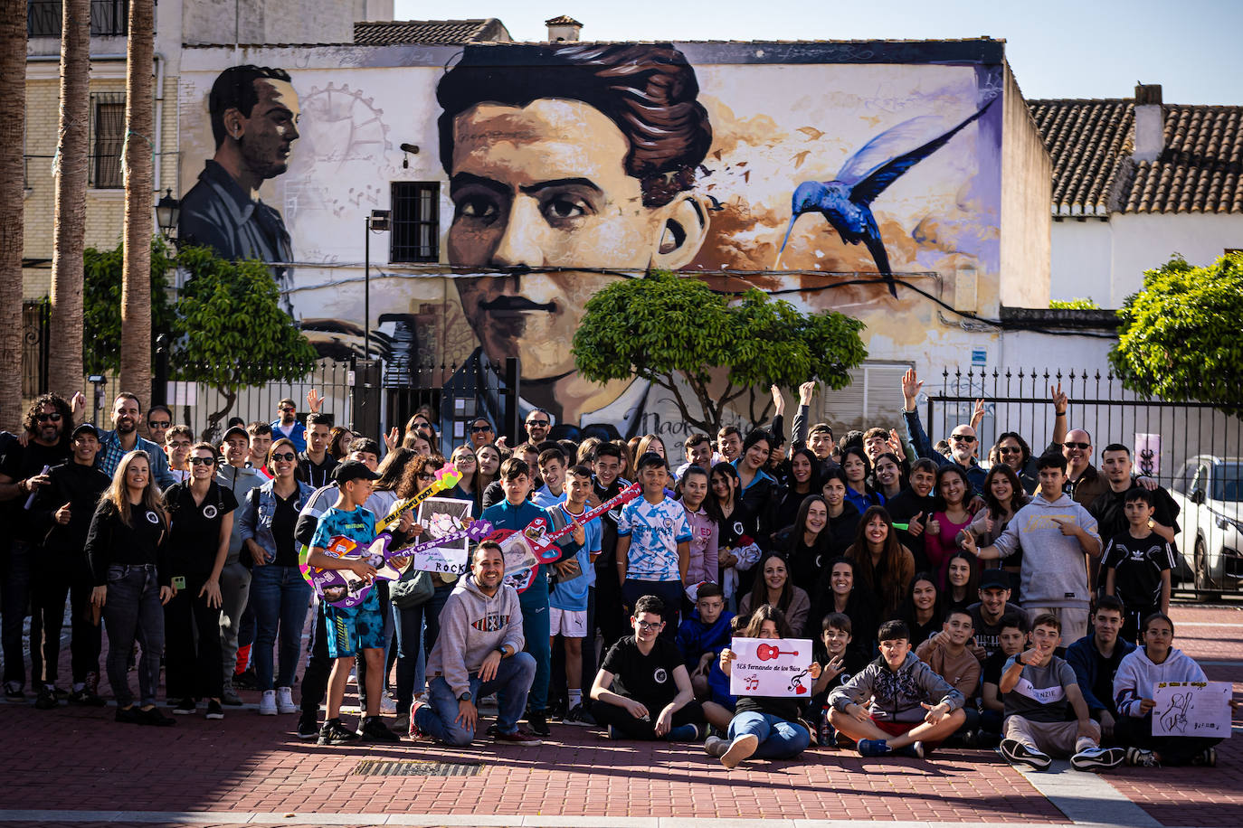 Comunidad aducativa del IES Fernando de los Ríos.