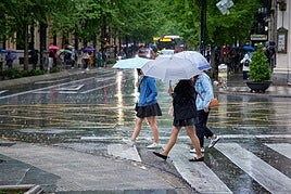 Últimas lluvias en Granada.