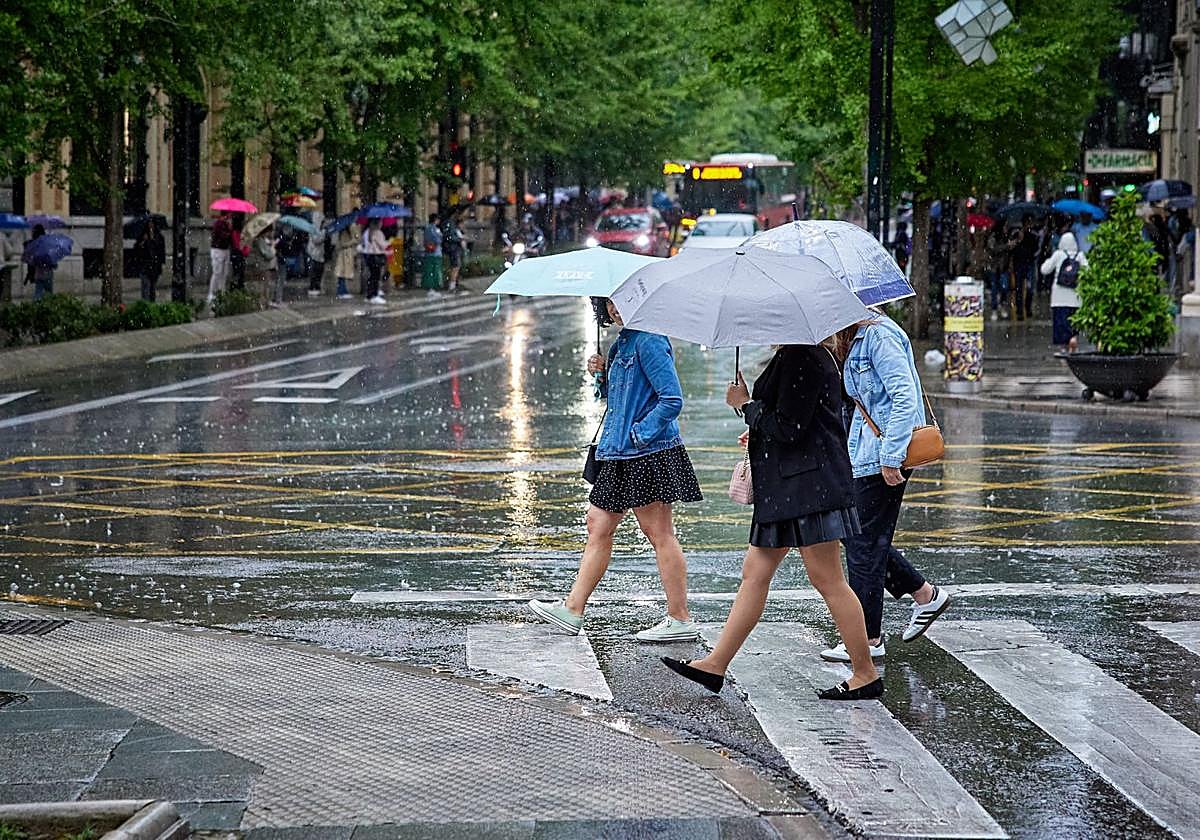 Últimas lluvias en Granada.