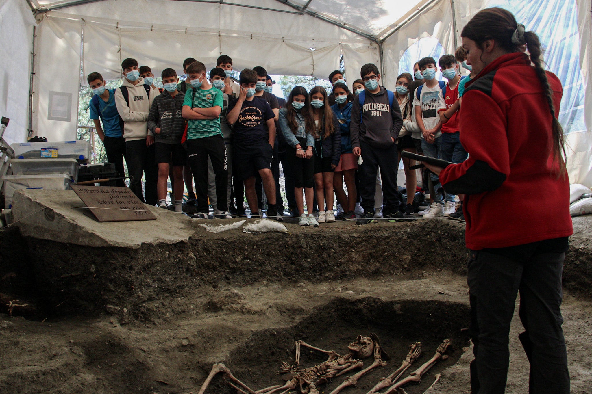 Las imágenes de los trabajos de arqueología en Víznar