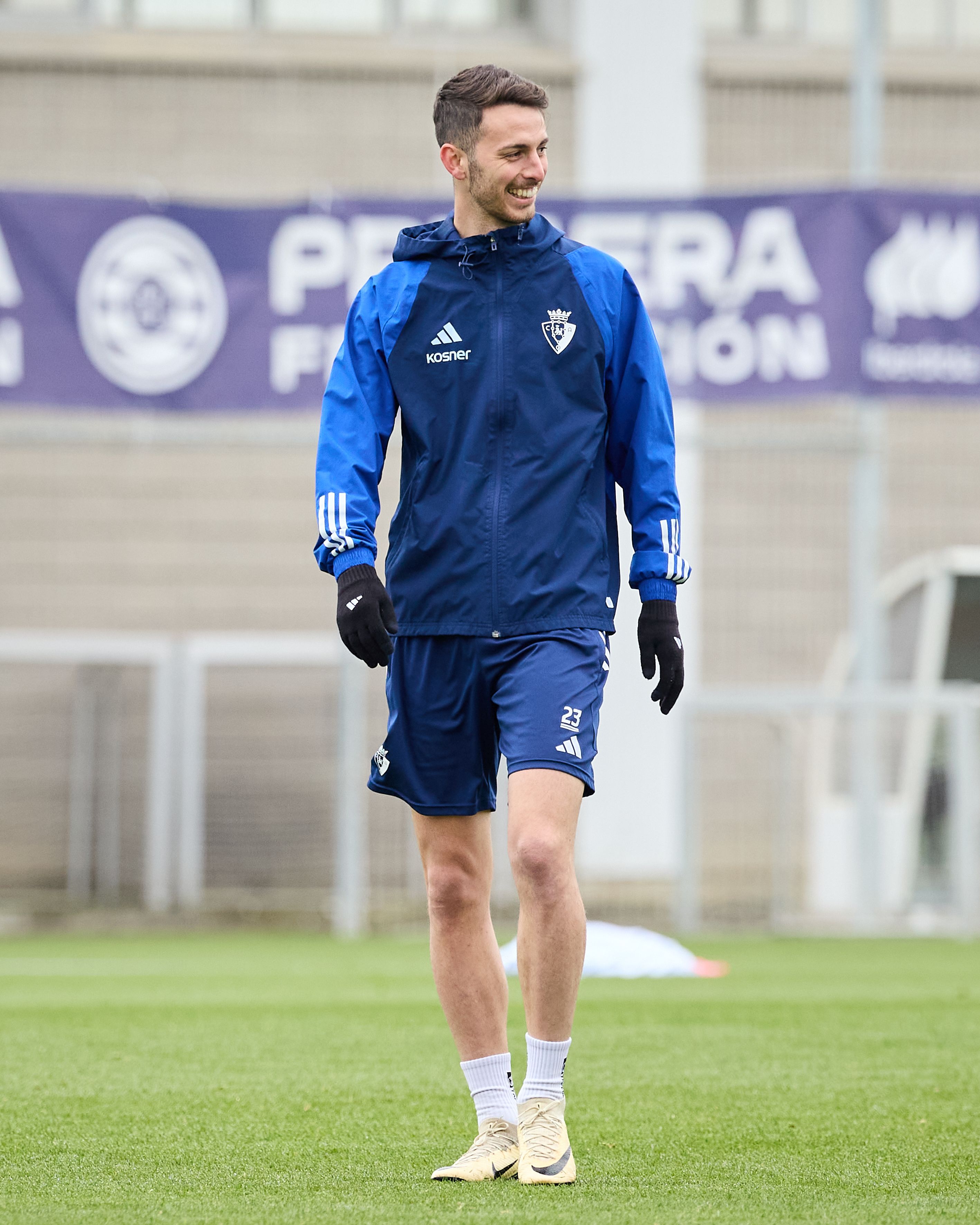 Raúl García de Haro, durante un entrenamiento.