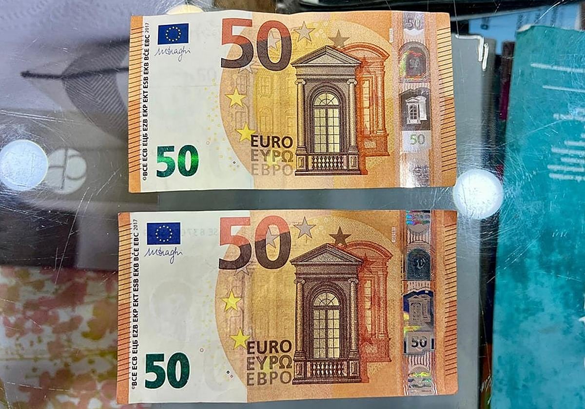 Aviso en Granada por el uso de billetes falsos casi indetectables.