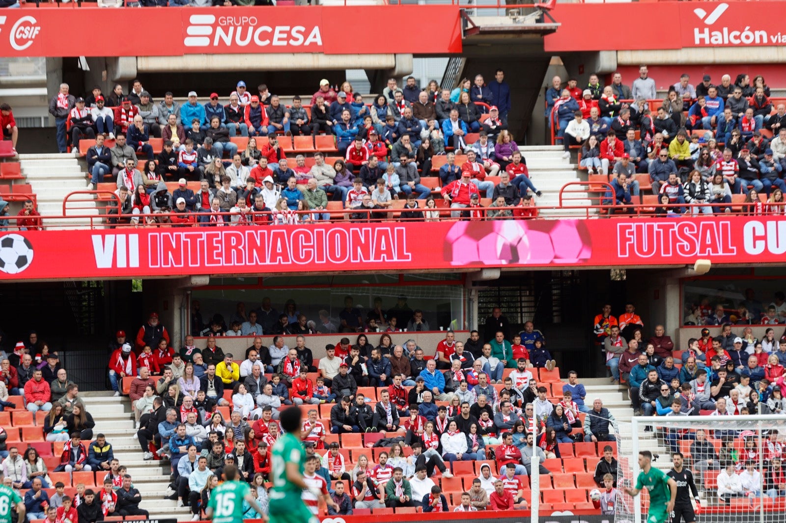 Encuéntrate en la grada en el partido entre Granada y Osasuna