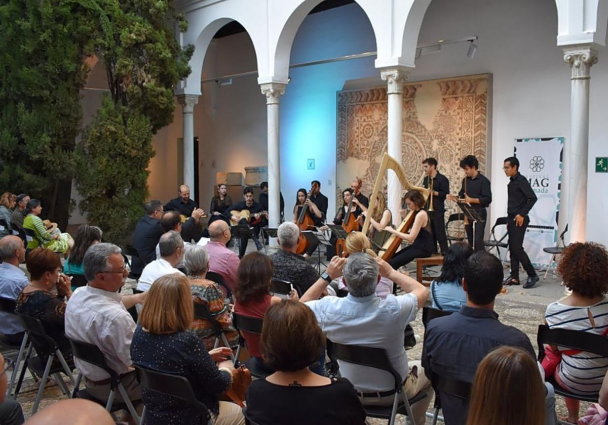 Actuación de la Academia de la Capella de Ministrers en una edición anterior del Festival.