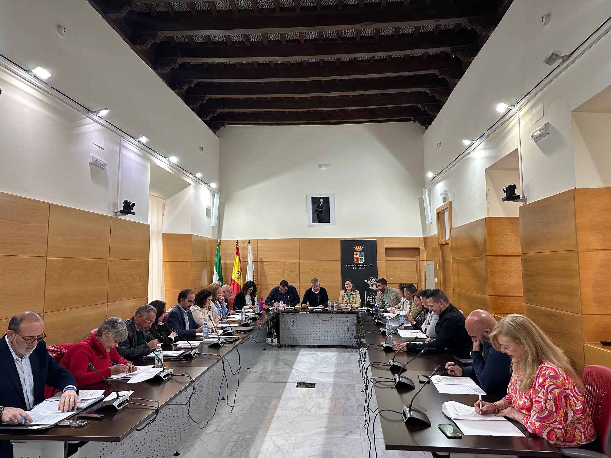 Pleno del Ayuntamiento de Martos.