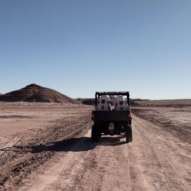 El álbum de fotos del viaje a Marte