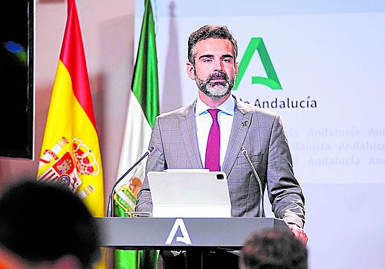 Ramón Fernández-Pacheco, portavoz de la Junta de Andalucía.