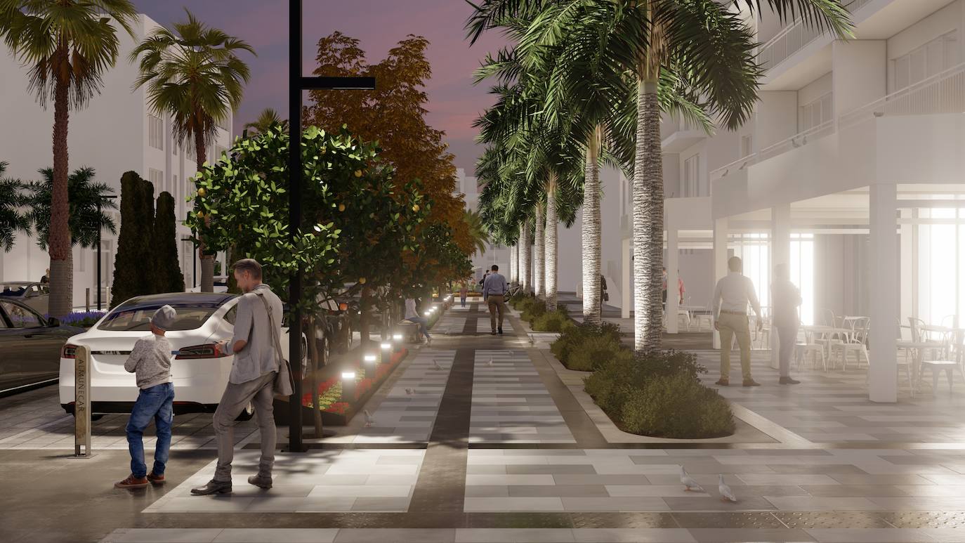 La remodelación completa de la arteria principal de Almuñécar, en imágenes