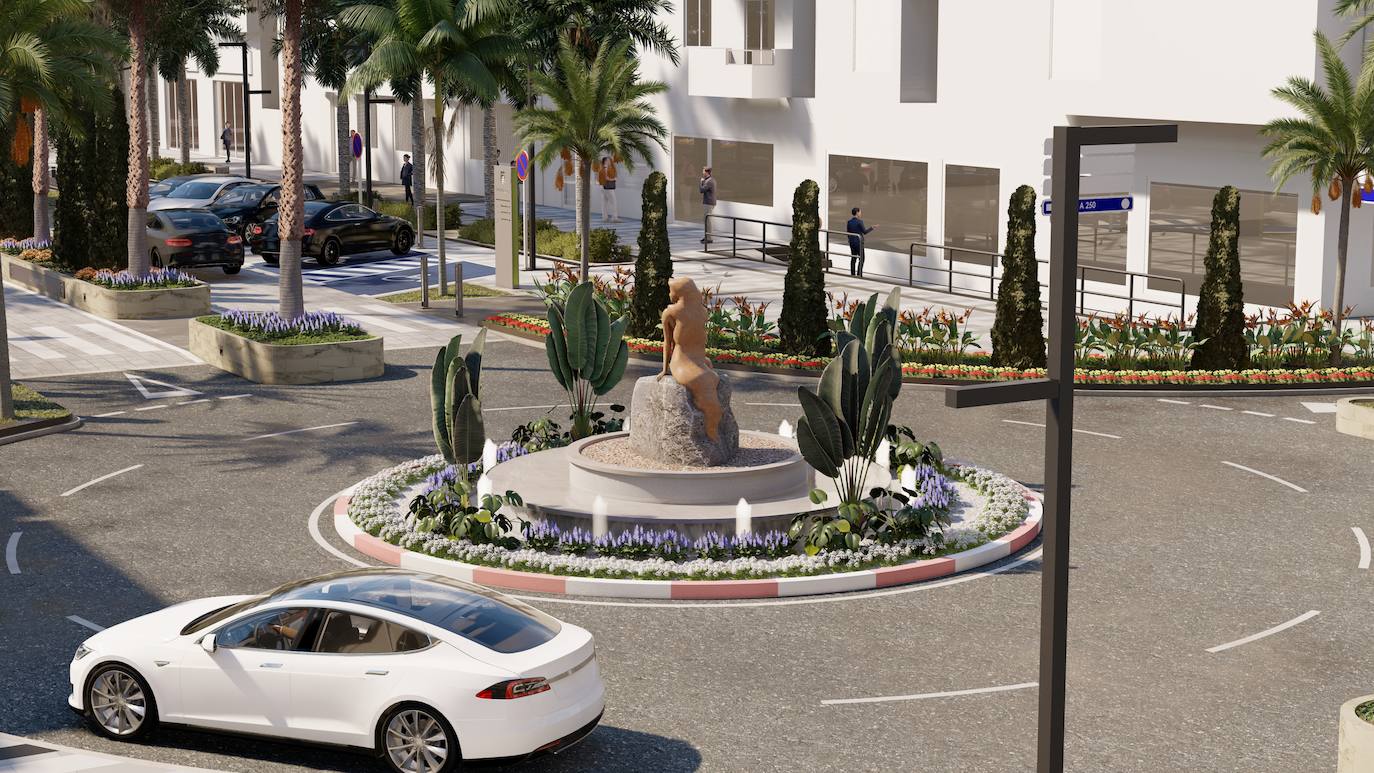 La remodelación completa de la arteria principal de Almuñécar, en imágenes