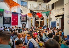 Ambiente en el Realejo en el Día de la Cruz.