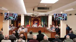 Sesión plenaria celebrada ayer en el Ayuntamiento de Maracena.