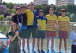 El CN Churriana, en lo más alto.