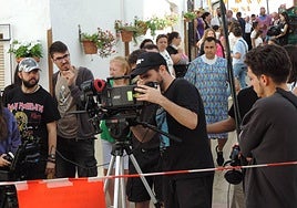 Rodaje en Santisteban del Puerto.