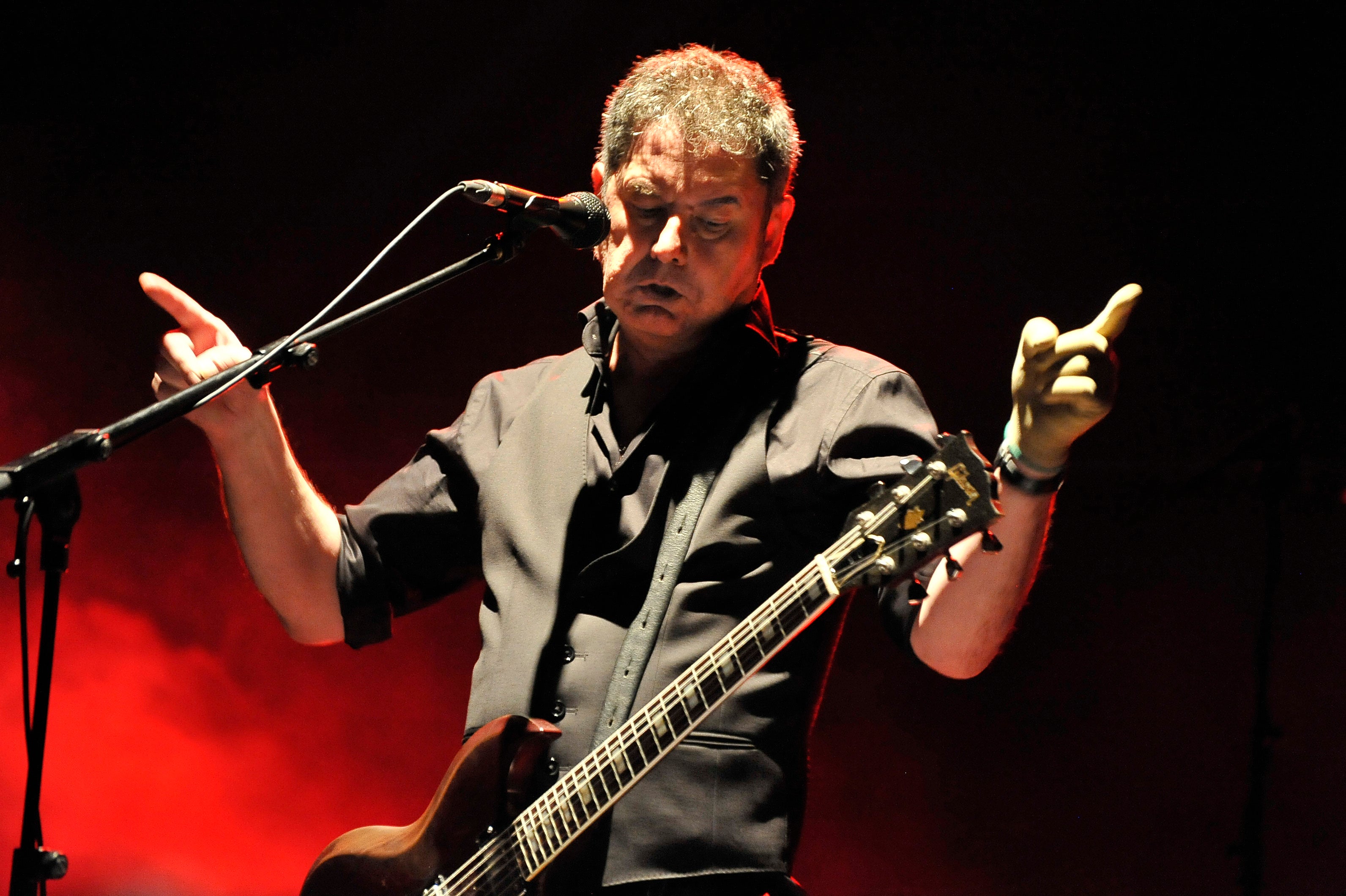 José Ignacio García Lapido, en pleno concierto.