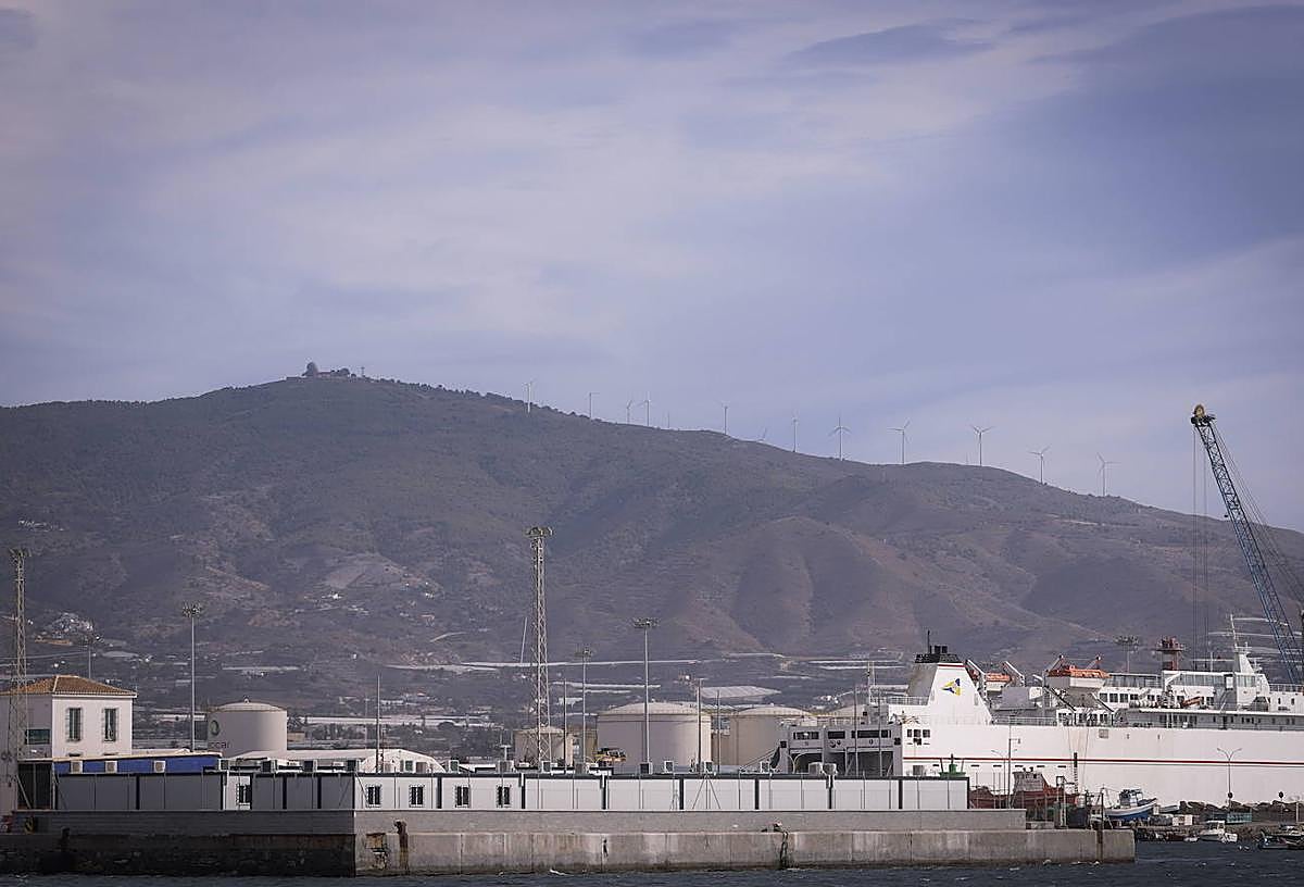 Instalaciones del nuevo CATE en el muelle del puerto.