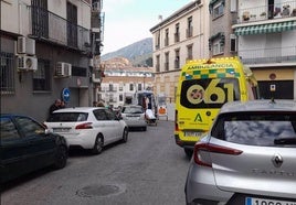 Calle Frente a Jesús, en la capital jienense, donde ocurrió el homicidio.