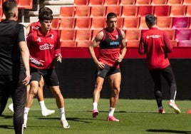 Uzuni, en el entrenamiento.