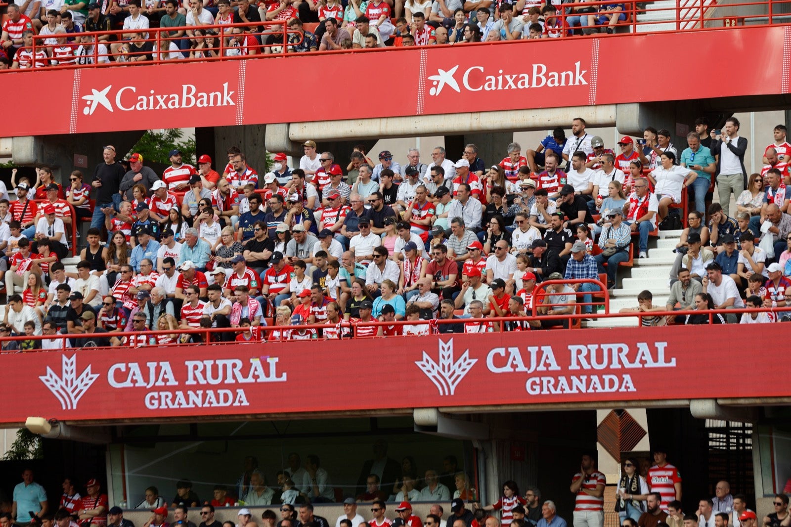 Encuéntrate en la grada en el partido entre Granada y Real Madrid