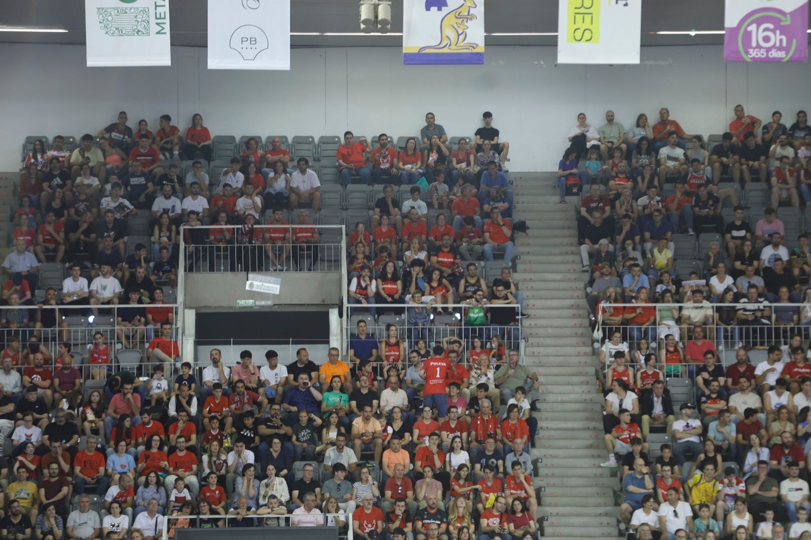 Encuéntrate en la grada durante el Covirán Granada - Gran Canaria