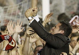 Sandoval, feliz con el Rayo.