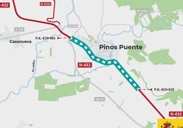 El Gobierno aprueba el proyecto para el paso de peatones y bicis en la travesía de Pinos Puente