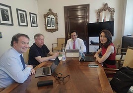 Manuel Vallejo, Rafael Cámara, Agustín González y Mónica Moreno.