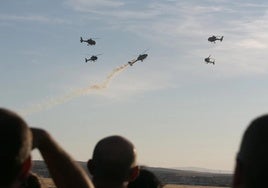 Patrulla Aspa en una exhibicón anterior.