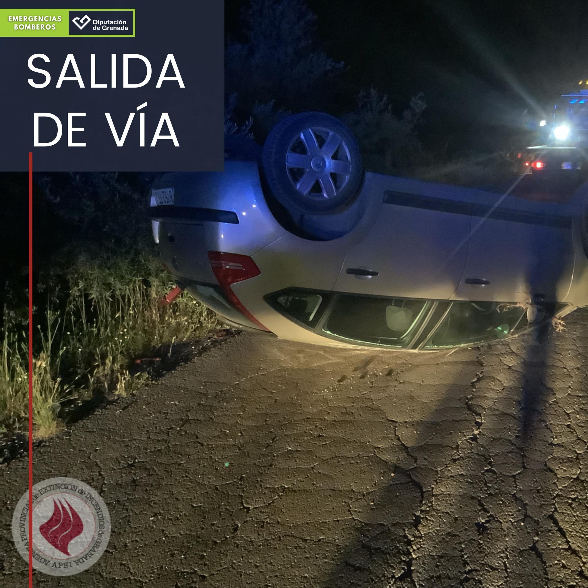 El vehículo siniestrado.