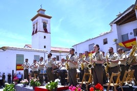 Momento del recital ofrecido en Pórtugos.