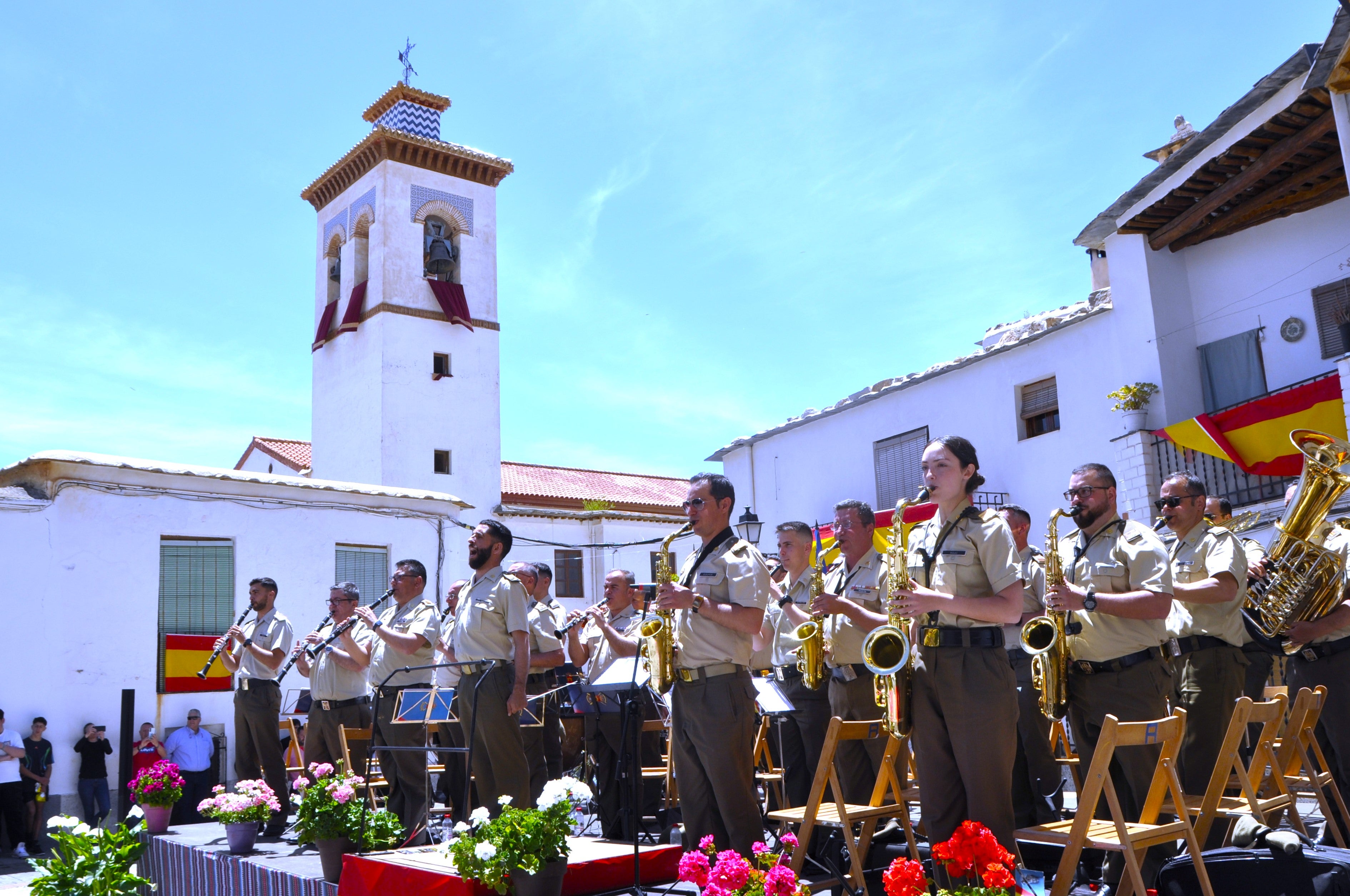 Momento del recital ofrecido en Pórtugos.