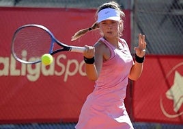 Ariana Geerlings, durante un partido anterior.
