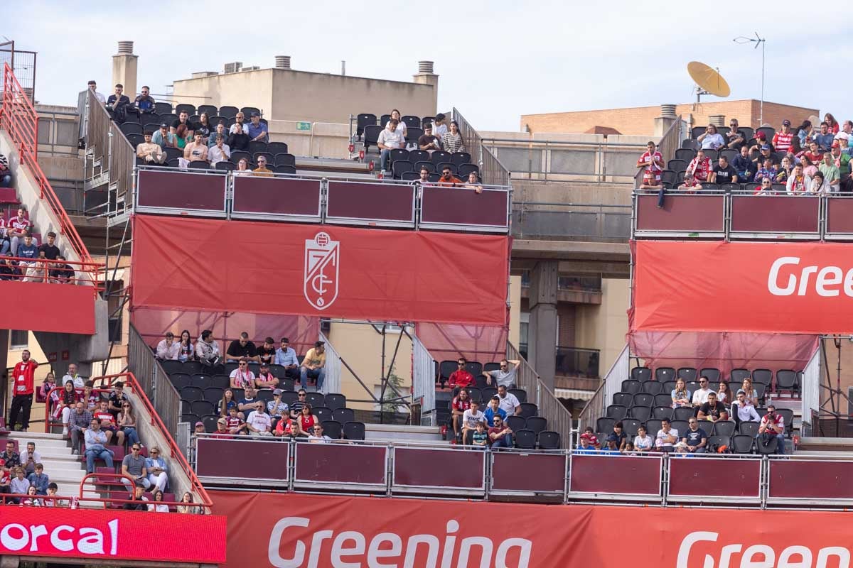 Encuéntrate en la grada en el partido entre Granada y Celta