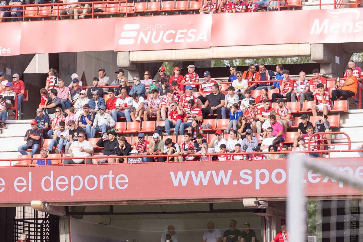 Encuéntrate en la grada en el partido entre Granada y Celta