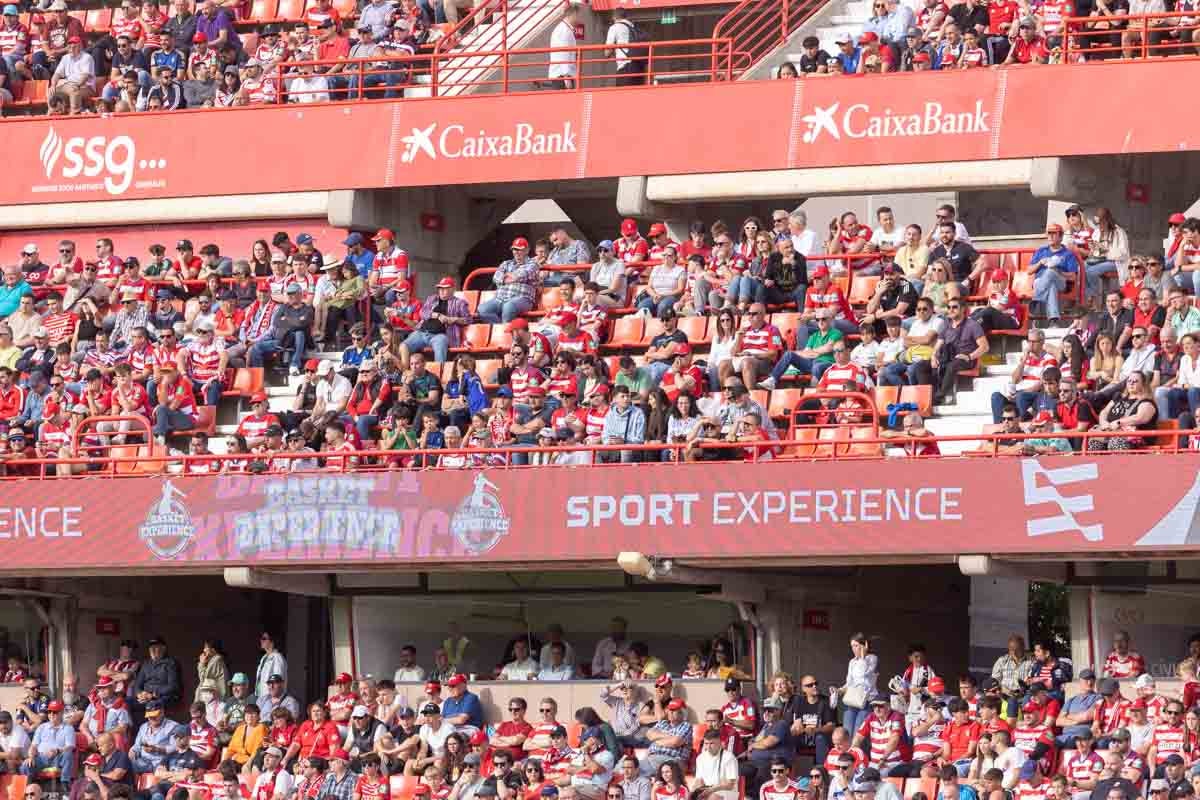 Encuéntrate en la grada en el partido entre Granada y Celta